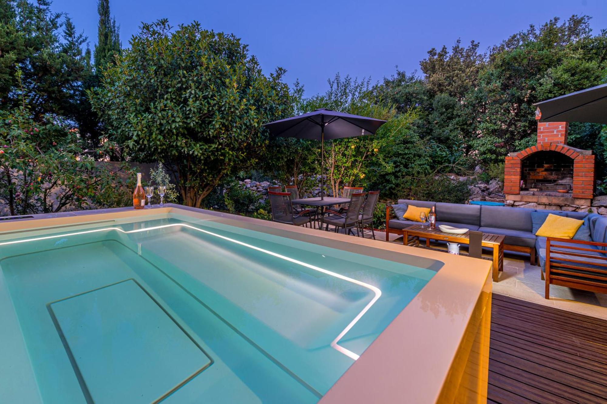 Apartment With Terrace And Mini Pool Green Gold Ντουμπρόβνικ Εξωτερικό φωτογραφία